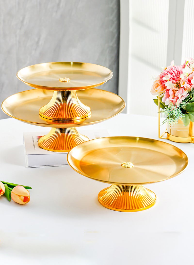 هايدو رفوف الحلوى الذهبية، رفوف عرض كعكة الزفاف الأوروبية - Image 2