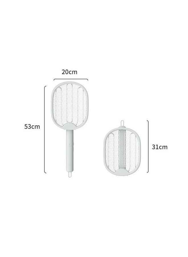 Generic - Electric Mosquito Killer Fly Swatter Trap USB Rechargeable Mosquito Racket Insect Killer with UV Light Bug Zapper - Image 1