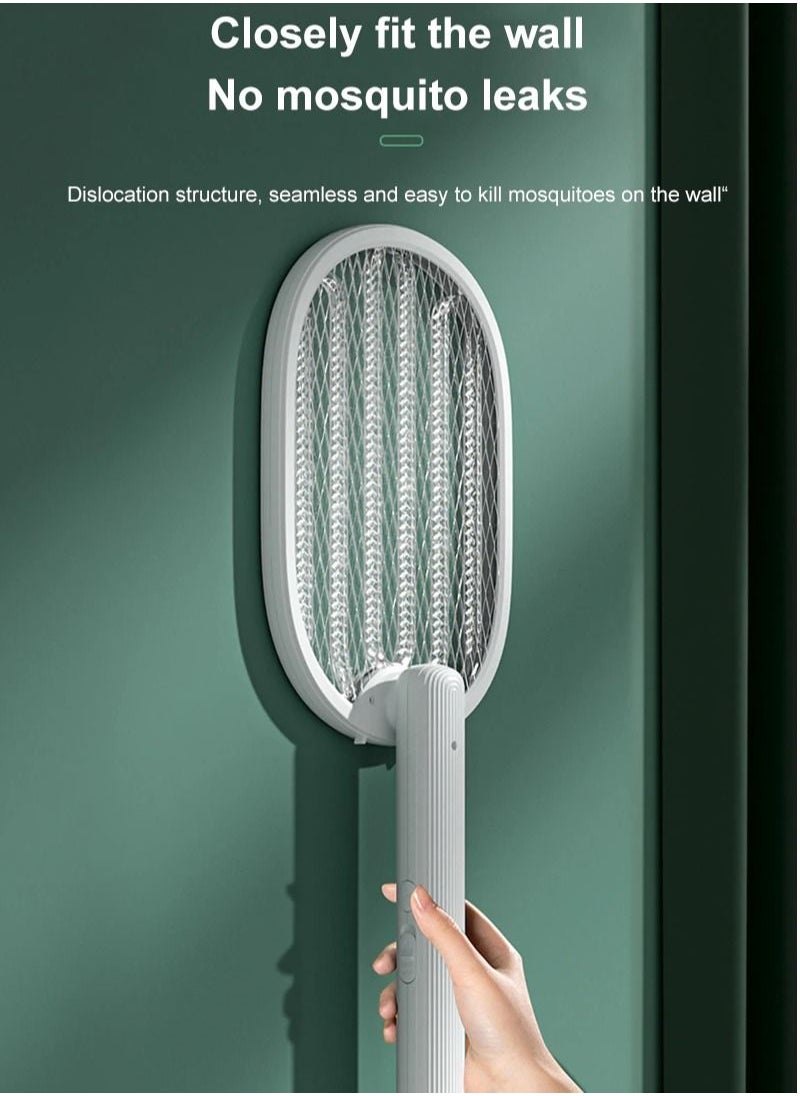 Generic - Electric Mosquito Killer Fly Swatter Trap USB Rechargeable Mosquito Racket Insect Killer with UV Light Bug Zapper - Image 1