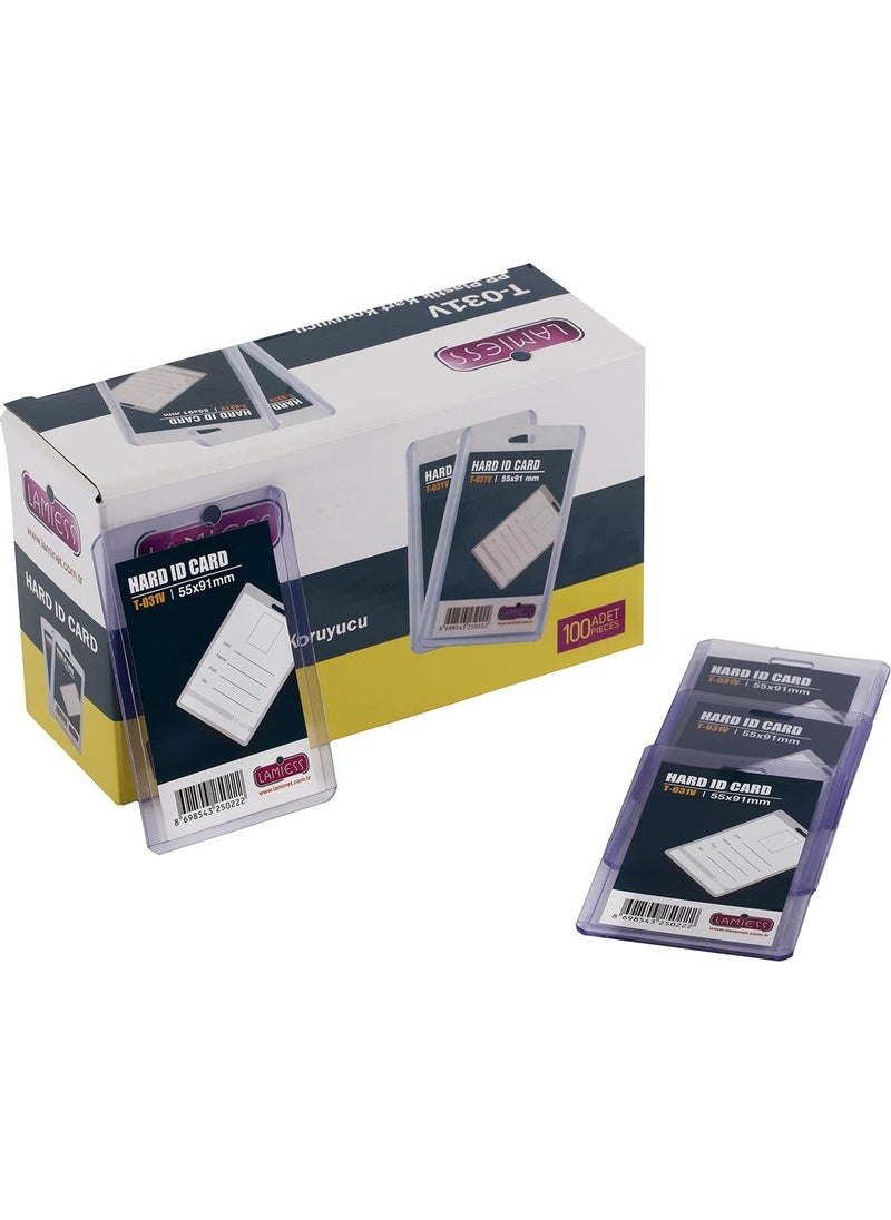 Lamiess T-031 V Vertical Pp Plastic Card Protector 