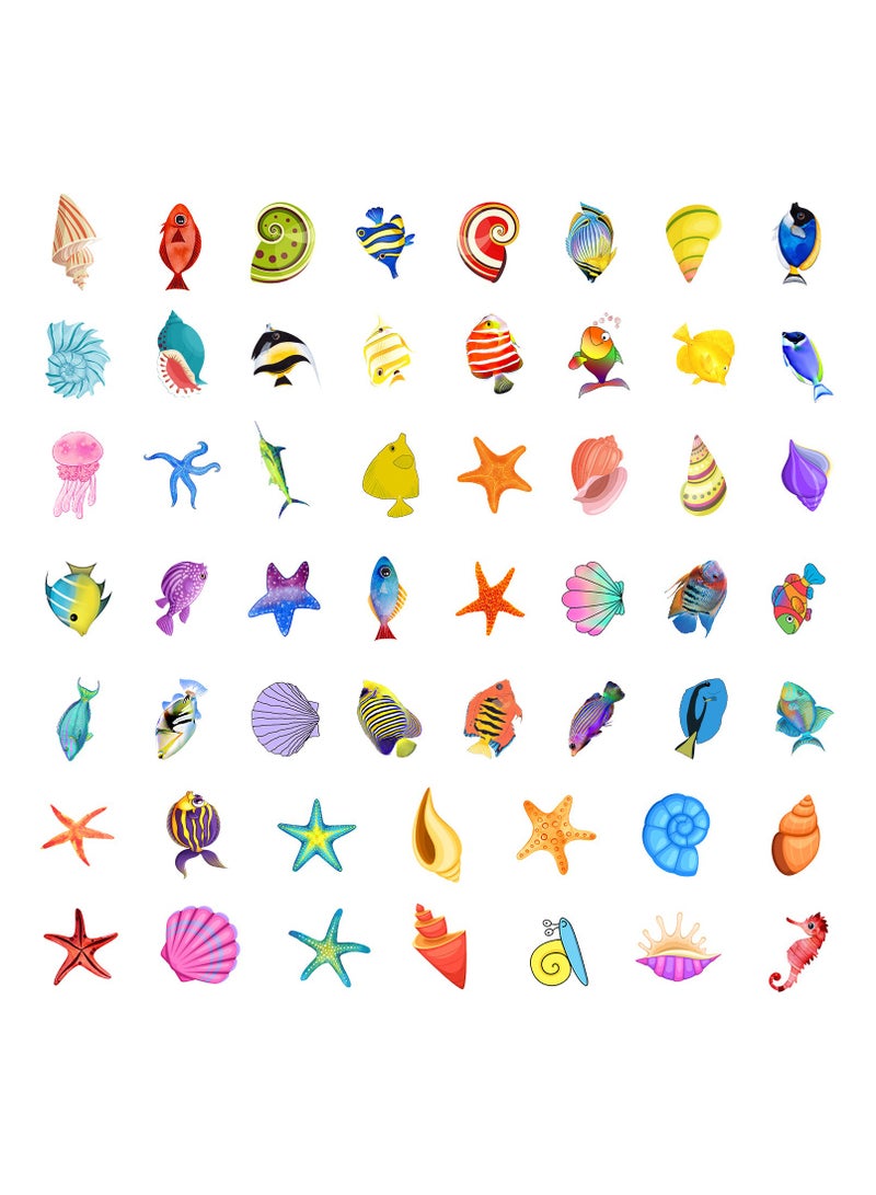 100Pcs Waterproof Stickers for Water Bottle, Laptop, Skateboar,d Computer, Phone.Cute Animal Cartoon Stickers for Kids Teens - Image 3