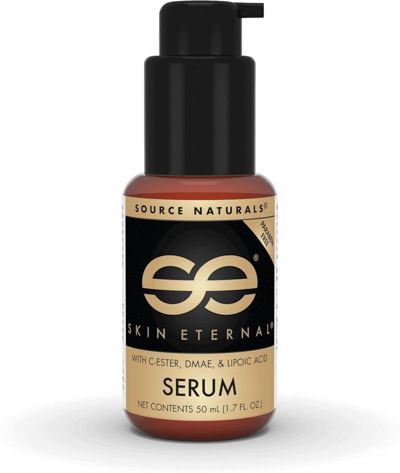 Source Naturals Skin Eternal Serum Moisturizing Lotion with CEster DMAE Liopic Acid 17 Fluid oz