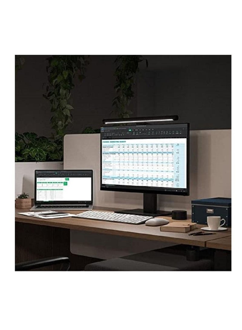 Mi Computer Monitor Light Bar - Easy Installation, Extra Computer Lighting w/o Taking Desktop Space, w/Wireless Remote Control Adjusting Lights Easily