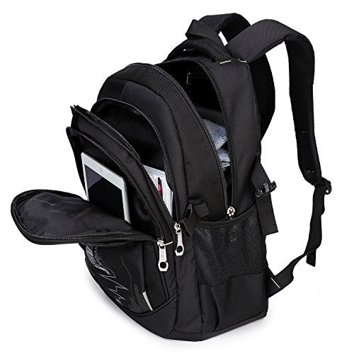 goldwheat School Backpacks Student Bookbag Shoulder Daypack Casual Travel Back Pack for Teen Boys - Image 4