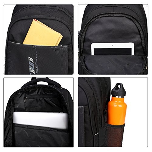 goldwheat School Backpacks Student Bookbag Shoulder Daypack Casual Travel Back Pack for Teen Boys - Image 5