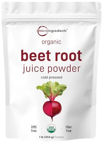 Micro Ingredients Organic Beet Root Juice Powder 1 Pound Cold Pressed Water Soluble High Concentrated Raw Beet Supplement Superfood Drink Mix NonGMO Vegan Friendly Plant Based - Image 2