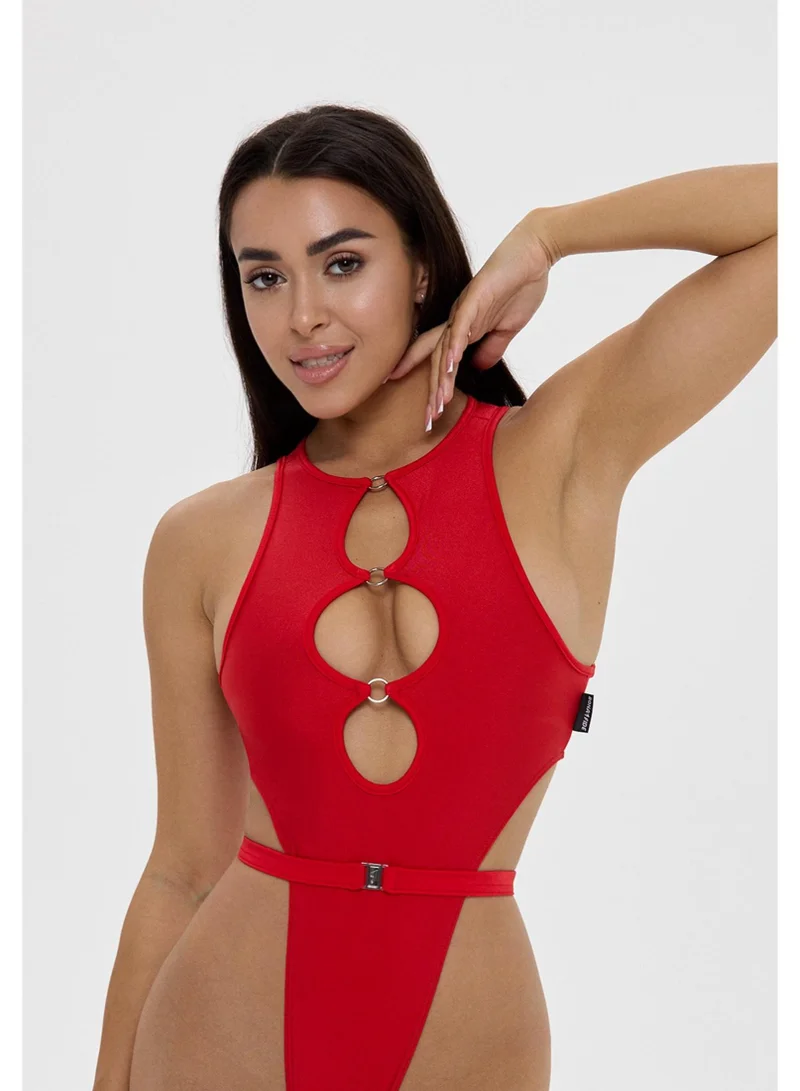 Bona Fide Miami red Miami One Piece Swimsuit for Women | Best Price UAE