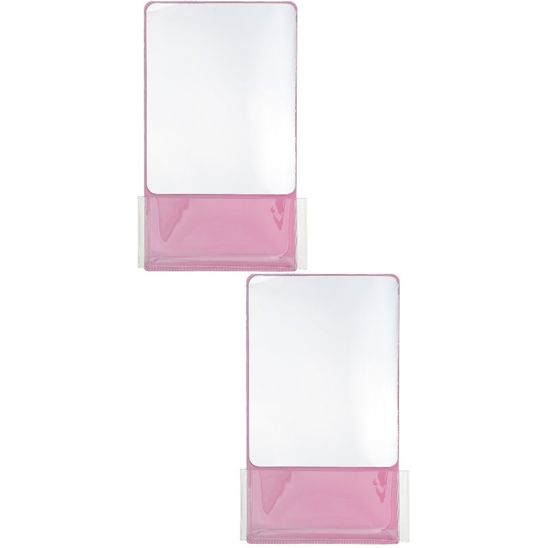 2pcs Locker Mirror Magnetic Locker Mirror Makeup Mirror for Makeup Bedroom Locker Mirror - Image 1