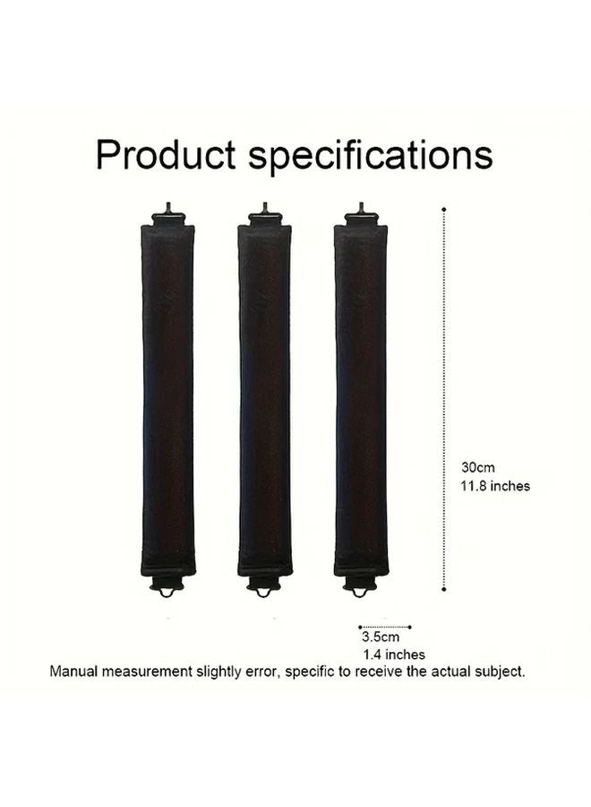 مجموعة مكواة تجعيد شعر وتمليس وموجة كبيرة سميكة وردية مع خطاف سحر للنوم - Image 5