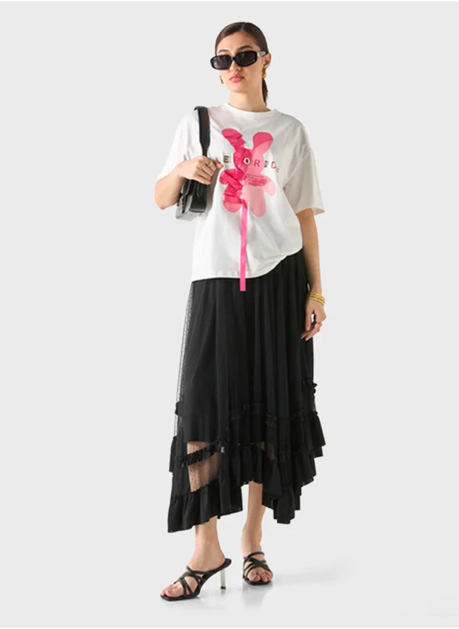 2Xtremz Printed Crew Neck T-Shirt