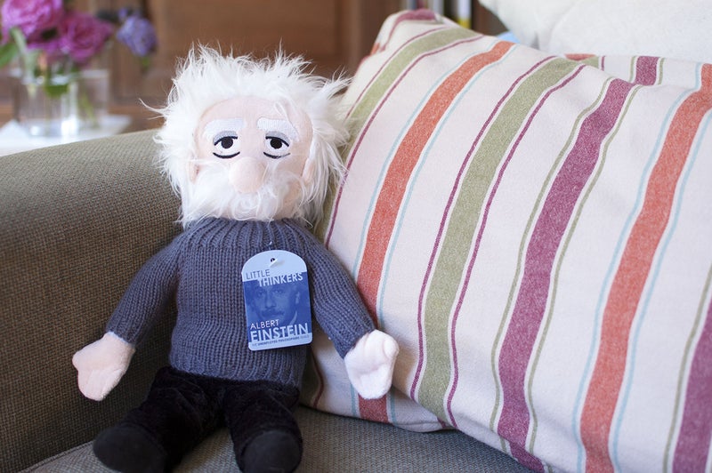 The Unemployed Philosophers Guild Albert Einstein Dolll - 12" Soft Stuffed Plush Little Thinker - Image 3