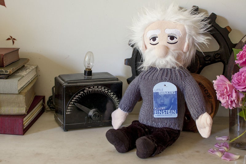 The Unemployed Philosophers Guild Albert Einstein Dolll - 12" Soft Stuffed Plush Little Thinker - Image 2