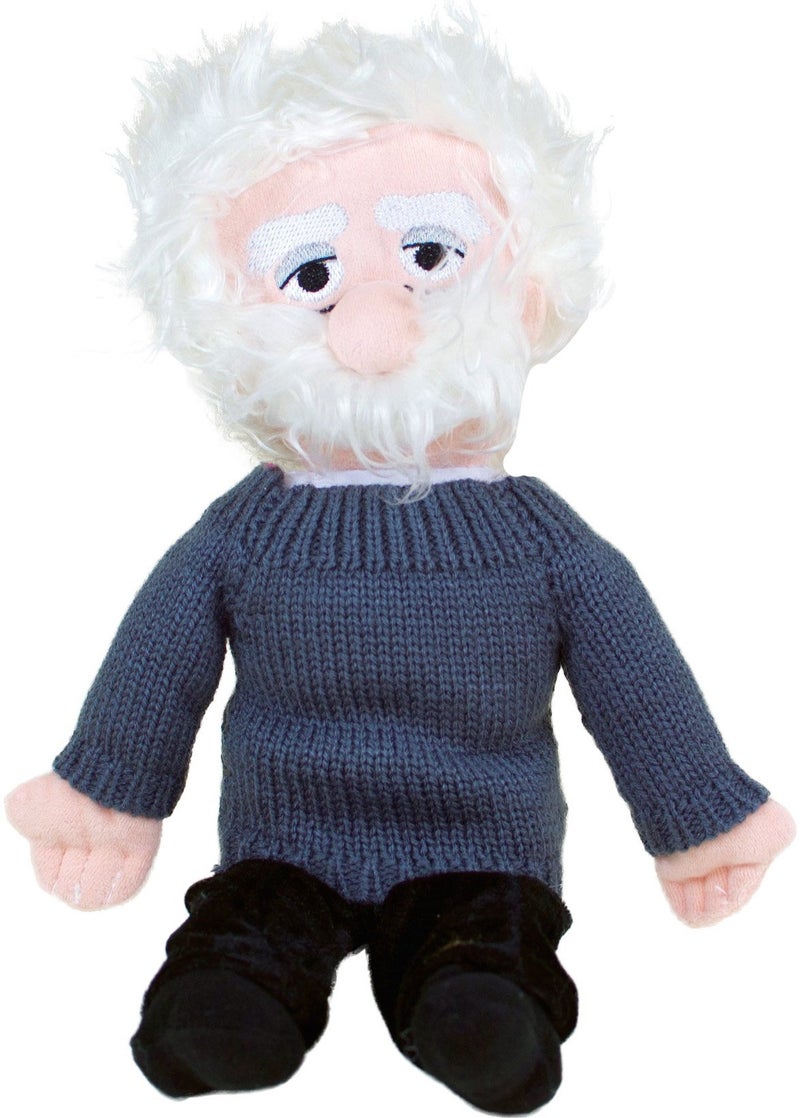 The Unemployed Philosophers Guild Albert Einstein Dolll - 12" Soft Stuffed Plush Little Thinker - Image 1