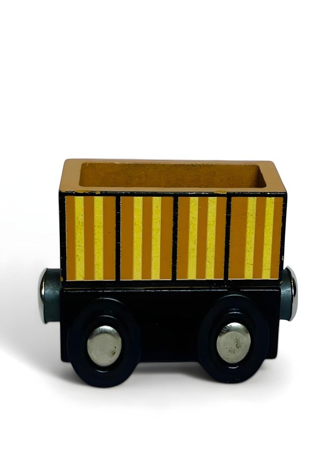 MarvelStore Wooden Magnetic Train Set, 4 Pieces,Educational Toy for Boys and Girls. Skill-Building Magnetic Wooden Trains | Deluxe Railway Set for Toddlers Kids Boys and Girls(Magnetic Train Style-11) - Image 5