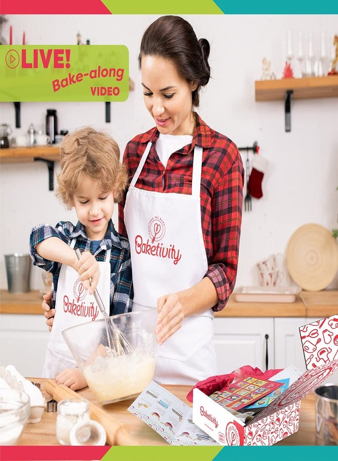 BAKETIVITY Kids Baking DIY Activity Kit Bake Delicious Yum&m Jumbo Cookies- Real Fun Little Junior Chef Essential Kitchen Lessons Includes Pre Measured Ingredients - Image 4