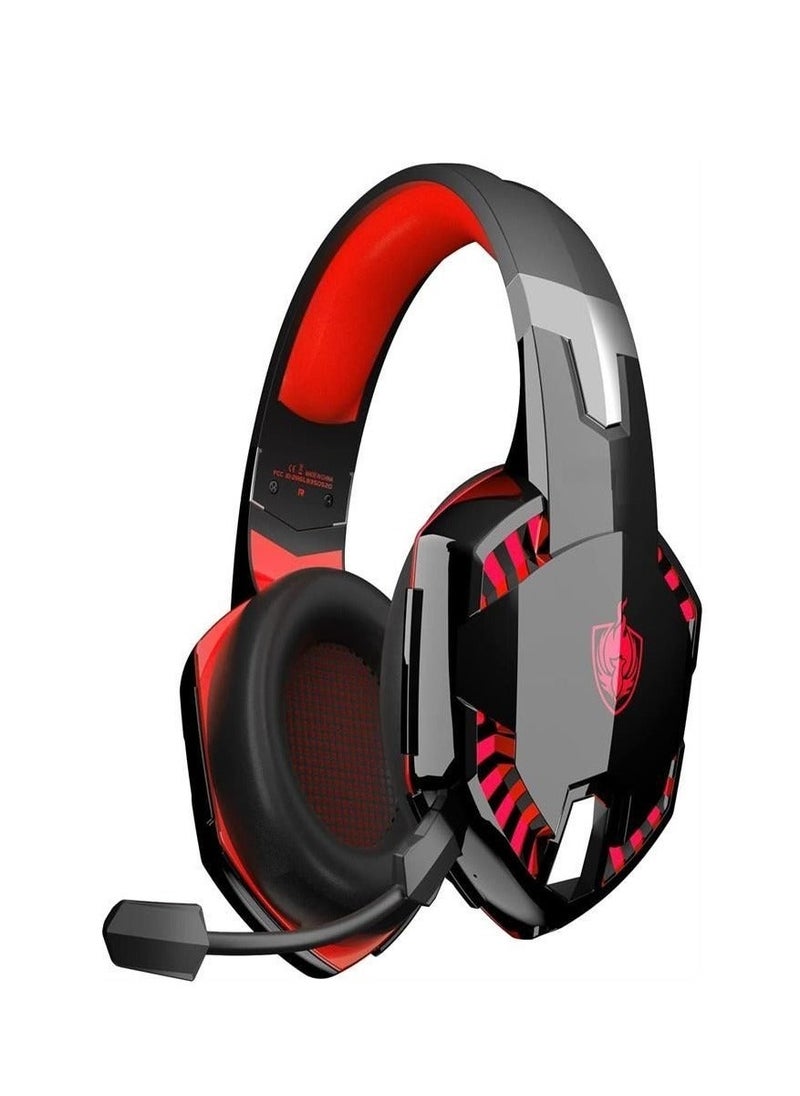 Generic - PS4 Gaming Headset for Xbox One, PS5, PC, G2000PRO Wired Over Ear Headphones with Detachable Noise Cancelling Mic, Bluetooth Wireless Earphones for Phone, One-Click 7.1 Sound, Up to 12h - Image 1