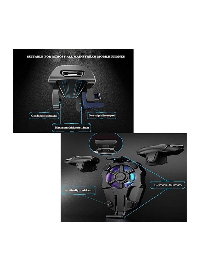 Memo AK03 Fantasy Mobile Game Controller And Cooling Fan  - Image 4