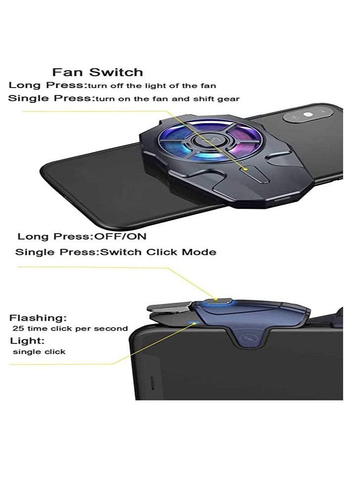 Memo AK03 Fantasy Mobile Game Controller And Cooling Fan  - Image 3