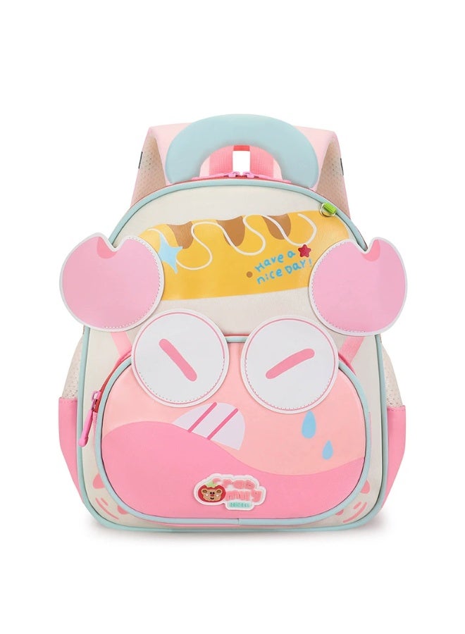 Kids School Backpack 3D Crab 3-5 Years Waterproof Large Capacity Lightweight Spine-Protective Wear-Resistant Breathable School Supplies - Image 1