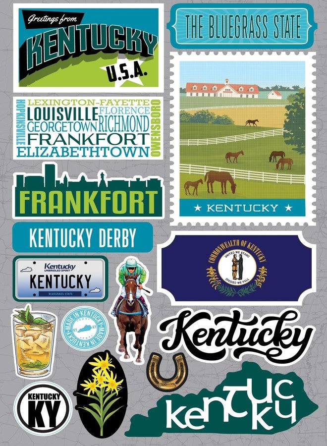 ريمينس ملصقات ثلاثية الأبعاد مستوحاة من برنامج "Reminisce Kentucky Jet Setters 3.0" - Image 1