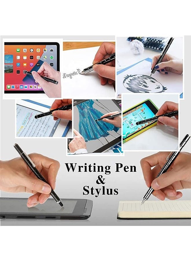 Magnetic Pen,Magnet Ballpoint Pen,Eliminate Pressure Fidget Toy Gift,Multifunctional Decompression Magnet Writing Toy Pen,Best Gift For Friends (Black) - Image 4
