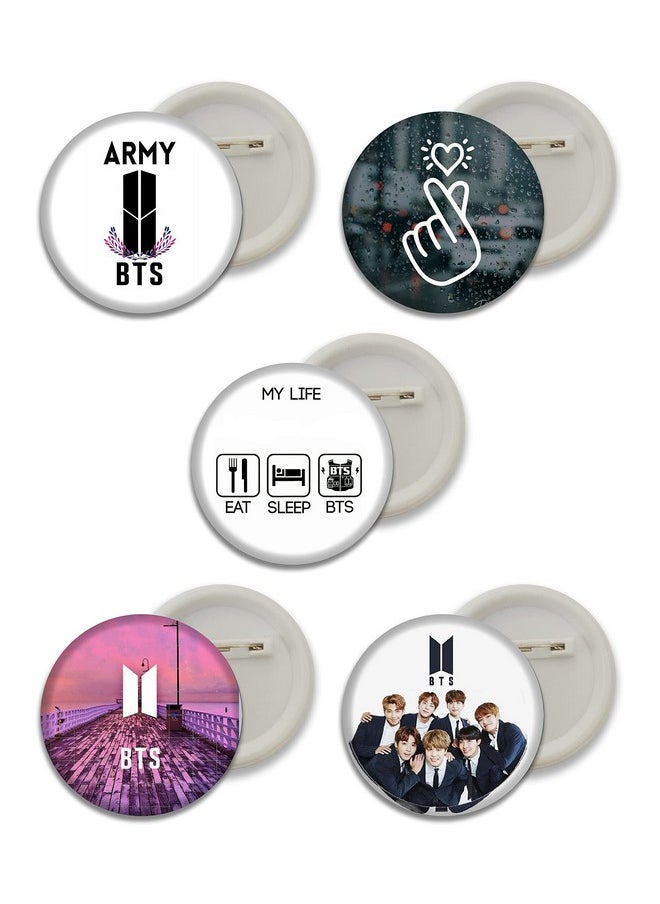 D2c D2C Premium BTS Round Pin Button Badge - Perfect for Boys, Girls, Men & Women | Trendy KPOP Batches for Bags, Backpacks | Ideal Birthday Gift, Party Favor | Size 58mm (variation6)  - Image 1
