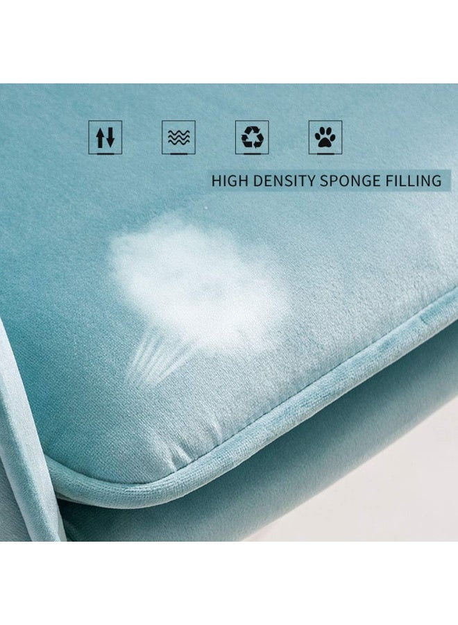 Poppins HOME Dining Chair Modern Gold Metal Legs Ergonomic Seat - Image 4