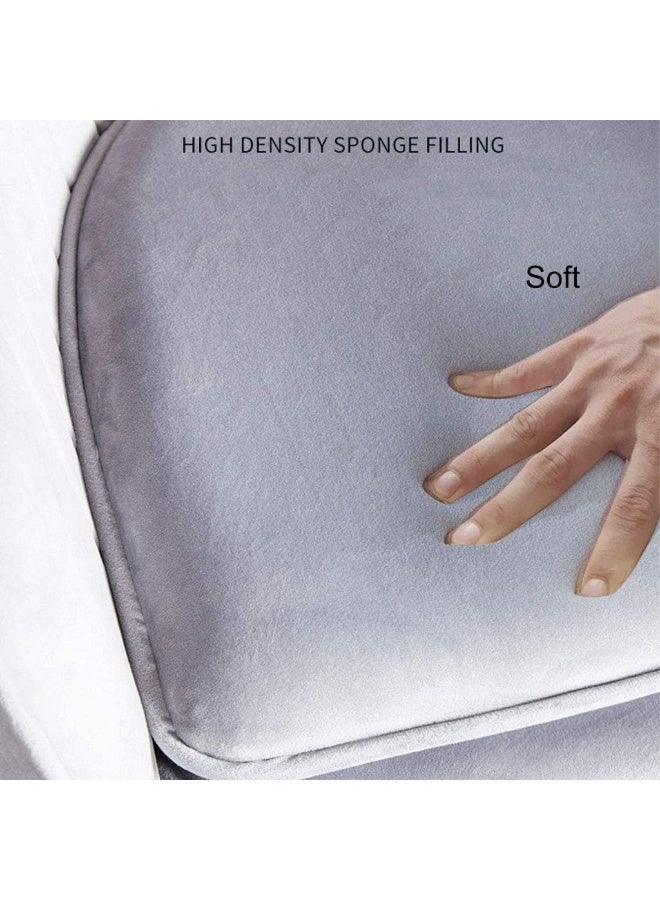 Poppins HOME Dining Chair Modern Gold Metal Legs Ergonomic Seat - Image 5