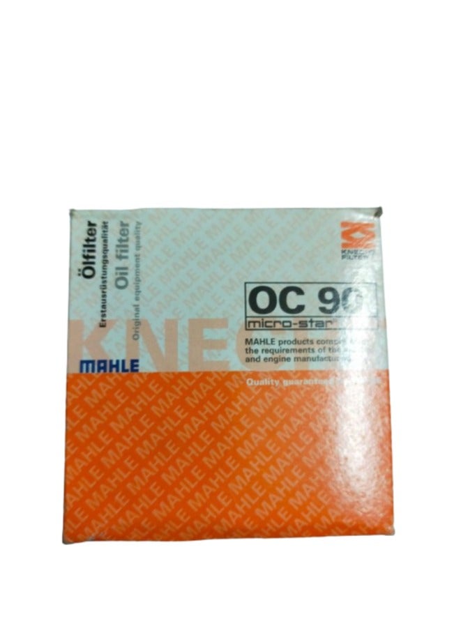 Mahle OC 90 Oil Filter for Chevrolet Lanos, Aveo, Cruze - Daewoo Nubira - Opel Corsa, Vectra  - Image 3