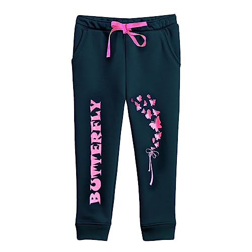Kuchipoo Girls Regular Fit Mid Rise Trackpant - Pack Of 3 (Kuc-Low-133, 5-6 Years, Multi-Colored) - Image 5