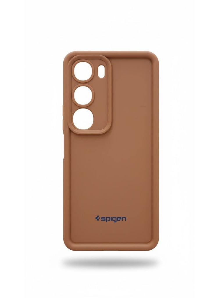 Spigen Silicone Back Cover for Vivo Y19s - brown