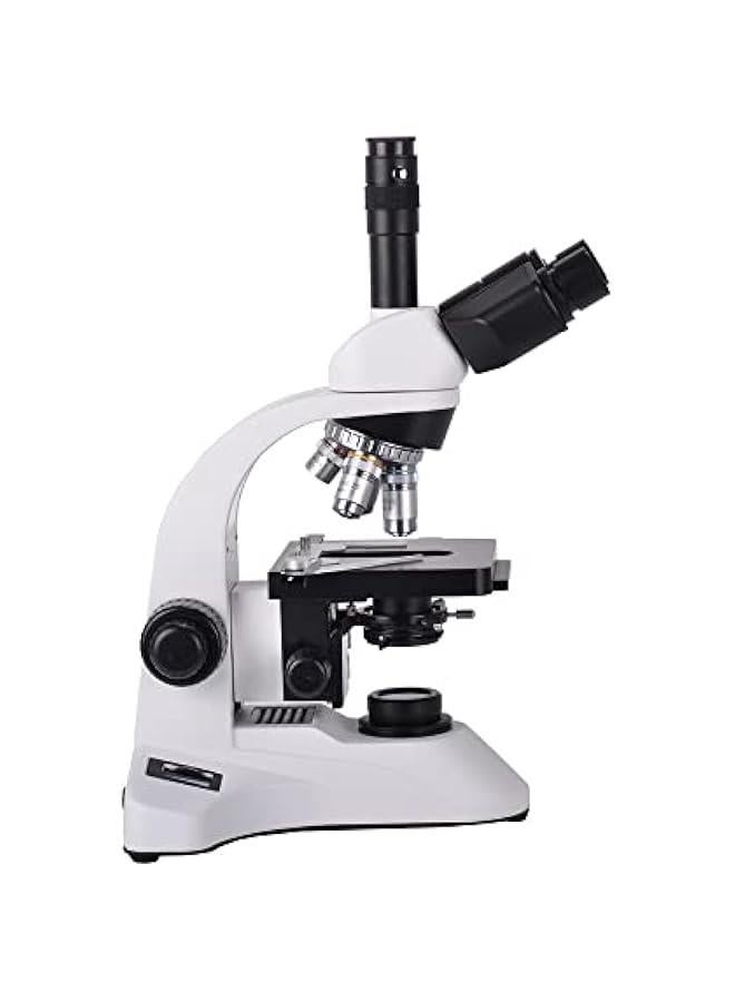 Arabest Compound Trinocular Microscope 40X -1600X Biological Microscope Lab Microscope WF10X/ WF16X Wild Angle Eyepiece Lens Machanical XY Stage Achromatic Objectives 4X 10X 20X 100X - Image 3