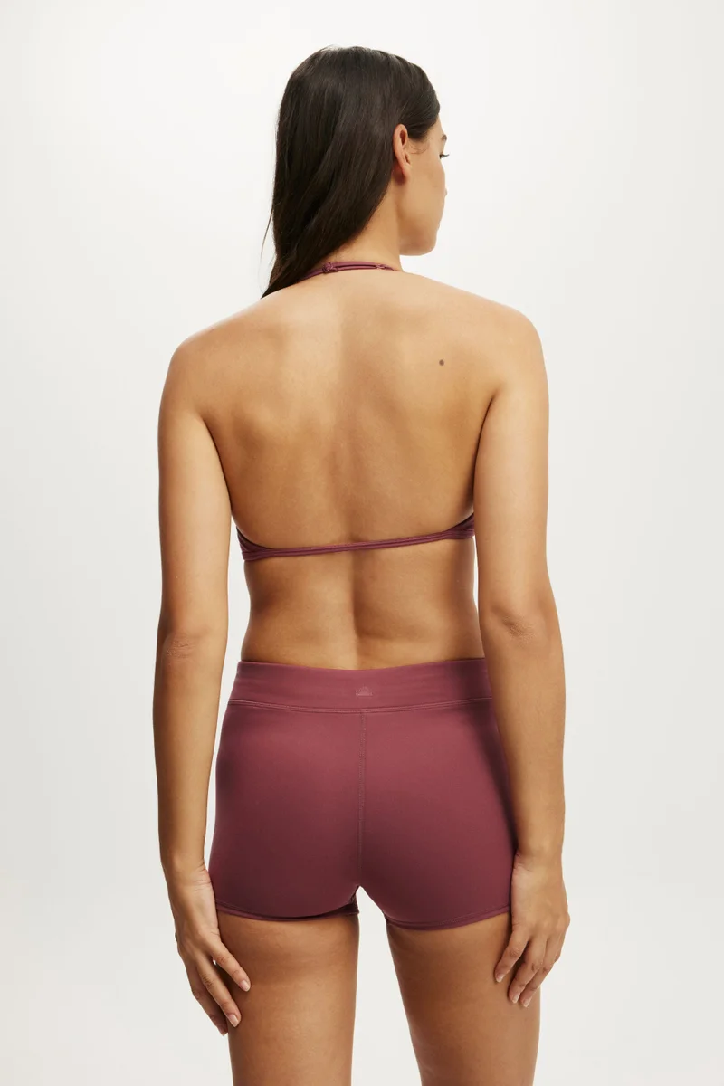 Cotton On  Ultra Soft Halter Open Back Crop for Women | Best Price UAE