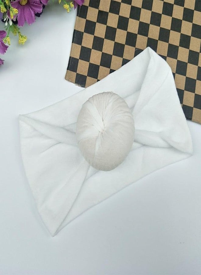 ANNACREATIONS ANNA CREATIONS 3 Pcs Baby Headbands for Girls & Boys, Soft Stretchy Hair Bands with Cute Flower Design, Comfortable and Stylish Hair Accessories for Newborn, Infant and Toddler Babies - Image 5