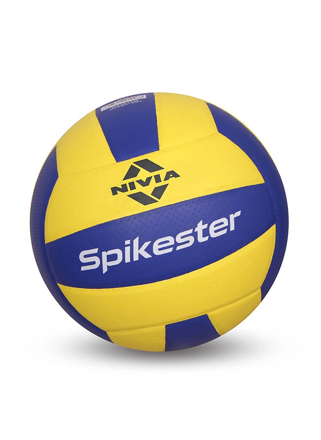 Nivia Spikester Encounter 494 Volleyball | Size: 4 | Material - Polypropylene |18 Panels | for Indoor-Outdoor All Surfaces | Training Ball | Machine Stitched  - Image 1