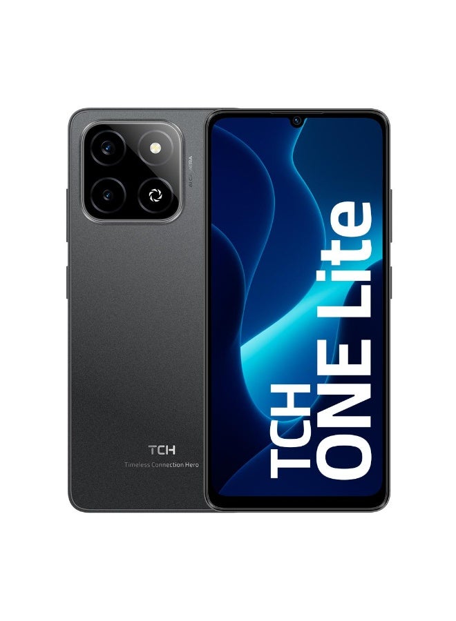 تي سي اج TCH One Lite 4GB 64GB Black Smartphone (UAE VERSION) with TCH L10 Wireless Earbuds Pink | 30H Playtime, ENC, Bluetooth 5.3 (International Version) - Image 2