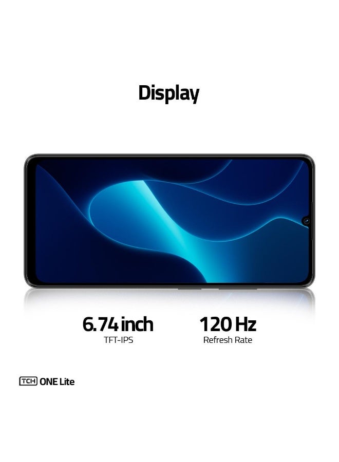 تي سي اج TCH One Lite 4GB 64GB Black Smartphone (UAE VERSION) with TCH L10 Wireless Earbuds Pink | 30H Playtime, ENC, Bluetooth 5.3 (International Version) - Image 5