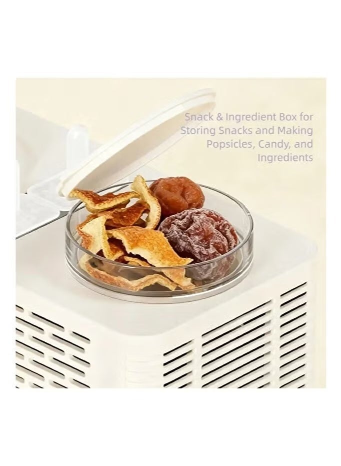 Portable Mini Ice Pop Maker Machine – Fast Freezing Desktop Popsicle & Ice Cream Maker | DIY Frozen Treat Maker with Dual Popsicle Molds, AC Adapter & Car Power Cord | Compact Home Ice Cream Machine for Kids & Adults - Image 2