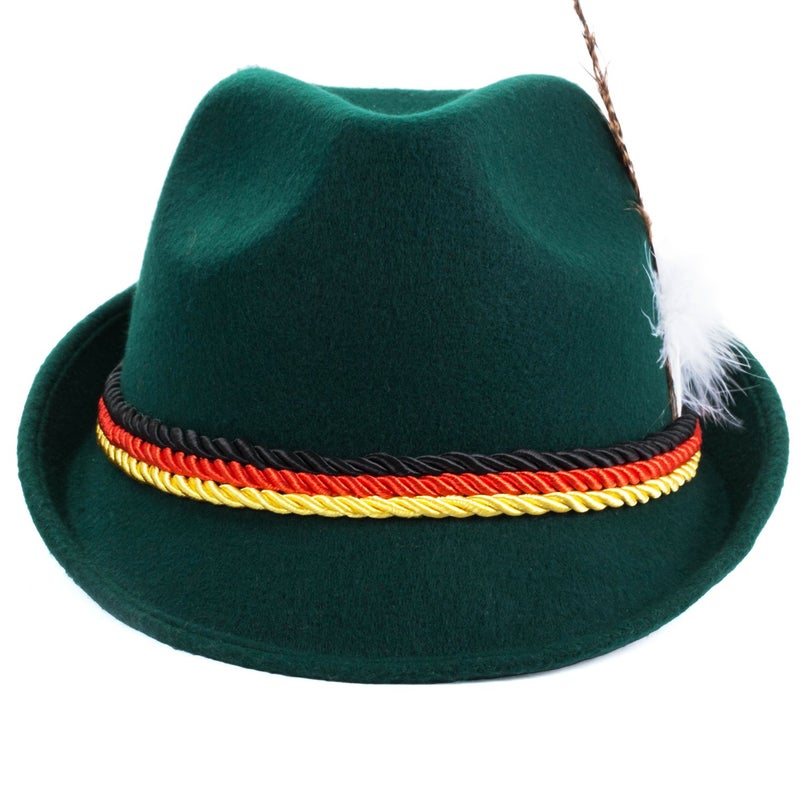 Tigerdoe Oktoberfest Hats (2-Pack) â€“ Bavarian Alpine Hats with Feather for Adults & Teens â€“ Unisex German Costume for Oktoberfest, Halloween, Beer Festivals & Parties - Image 5