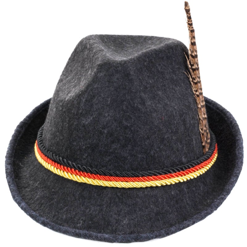 Tigerdoe Oktoberfest Hats (2-Pack) â€“ Bavarian Alpine Hats with Feather for Adults & Teens â€“ Unisex German Costume for Oktoberfest, Halloween, Beer Festivals & Parties - Image 4