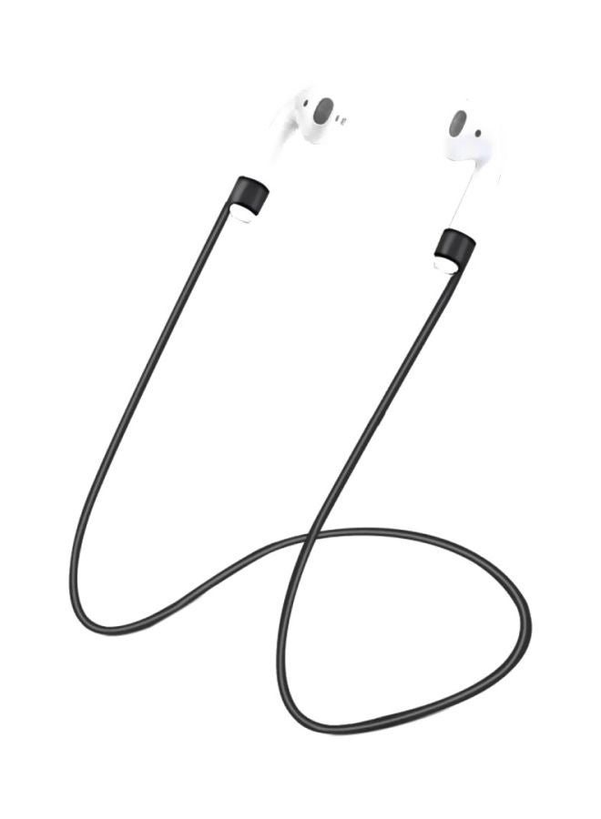 Anti-lost Silicone Strap For Apple AirPods Black - Image 1