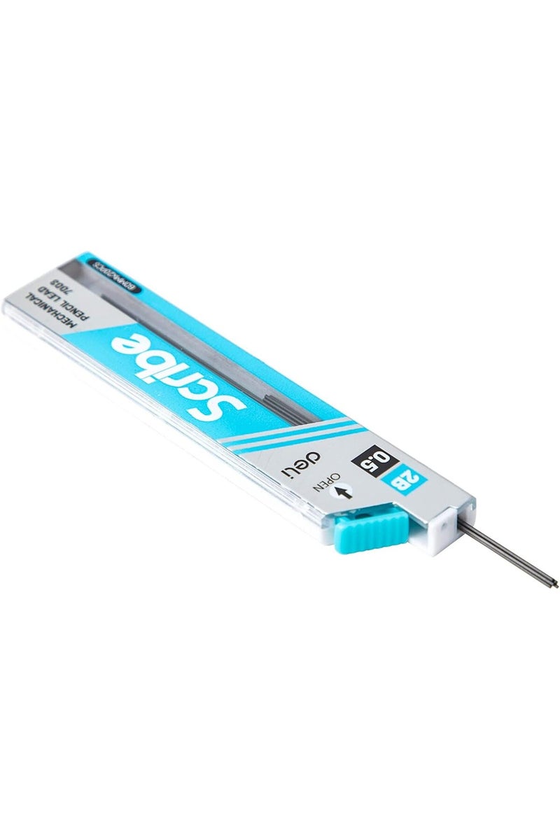 Deli Scribe 7003 Mechanical Pencil Leads, 2B, 0.5 mm - Image 5