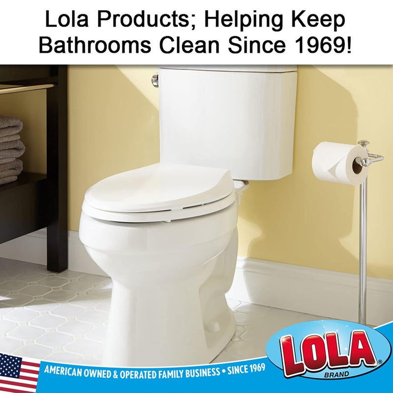 Lola Products Classic  Toilet Brush  Durable Fiber Stiff Bristles  Bathroom Toilet Bowl Cleaner  Compact Size  Non-Scratch  Long-Lasting - 2 Pack - Image 5