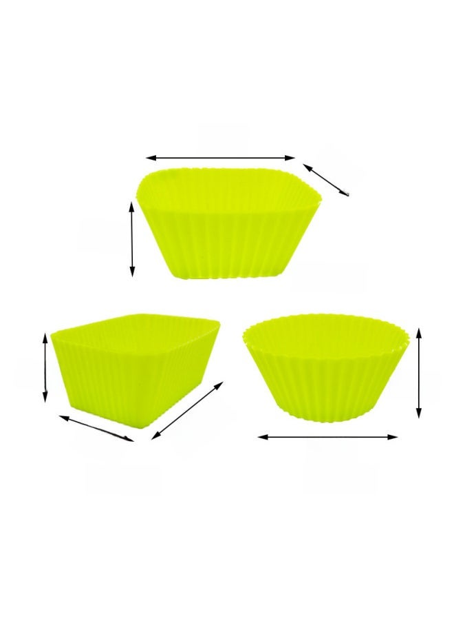 Spot Silicone Mafin Cup Round Square Rectangular Cake Cup 6 Color Diy Handmade Baking Biscuits Egg Tart Mold-Specifications - Image 4