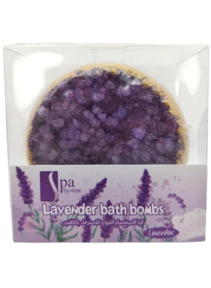 Spa System Relaxing Lavender Bath Bomb  150g