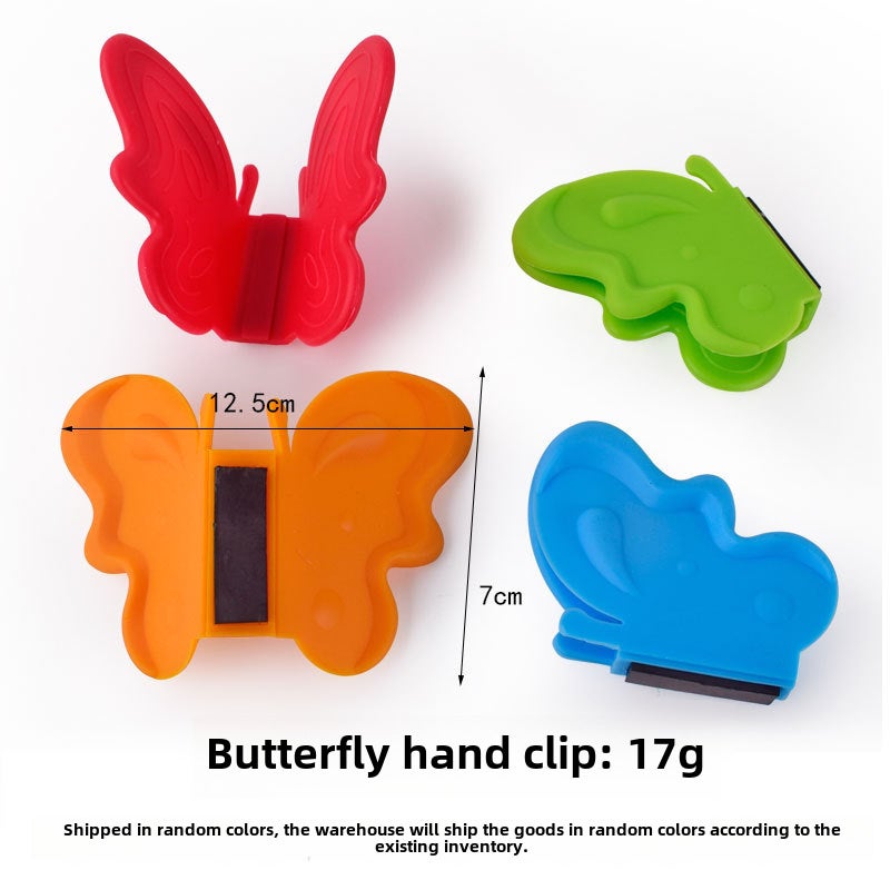 Thick Silicone Heat-Resistant Gloves Butterfly hand clip Butterfly hand clip