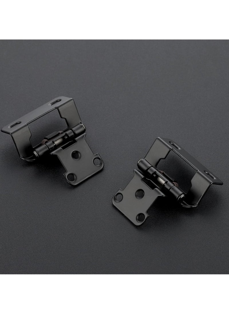 Y&D SYOSI 10 Pcs 1/2 inch Overlay Kitchen Cabinet Hinges, Self Closing Door Hinges Semi-Concealed Soft Close Home Essentials Hardware Accessories  - Image 2