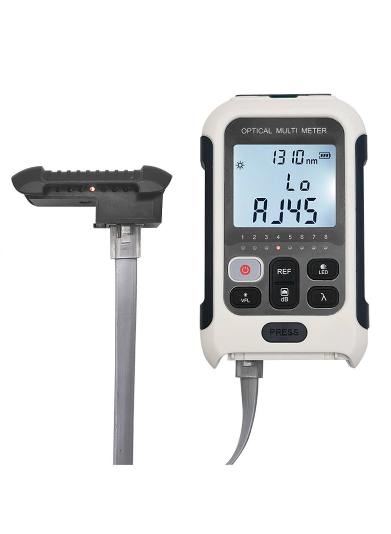 Portable Lightweight 3 in 1 Optical Power Meter High Accurancy Network Tester Digital Display Optical Fiber Tester with LED Light - Image 1