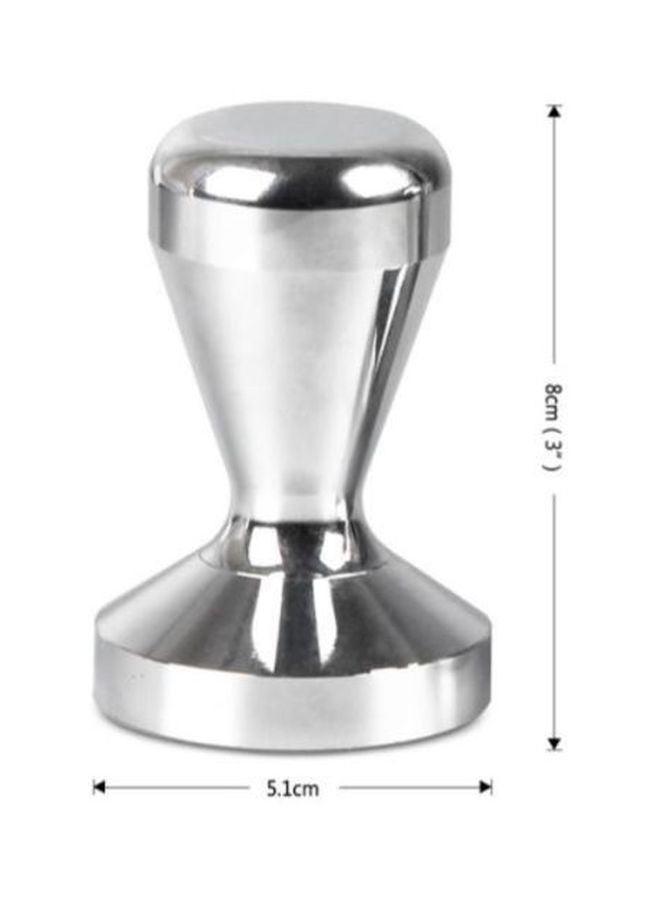 إسكدنيا مطرقة من الستانلس ستيل لطحن حبوب القهوة فضي 5.1x5.1x8سم - Image 2