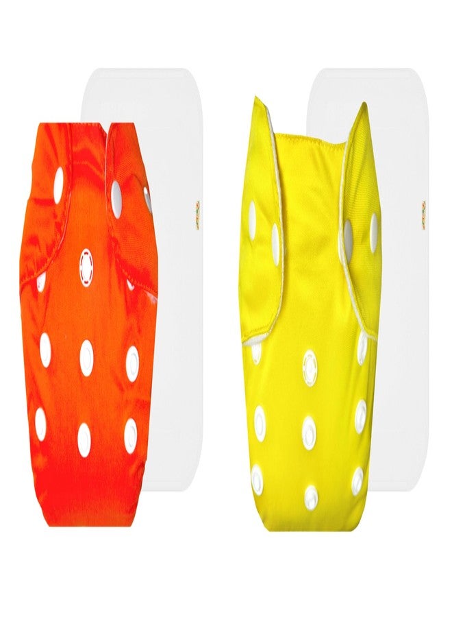 Dumbledo Lite Cloth Diaper with Cotton Insert (Pack of 2) | Dry Feel and Comfortable | Leakproof | Easy to Clean | Trusted by Moms | 3 Months - 2 Years | Unisex Baby - Image 1